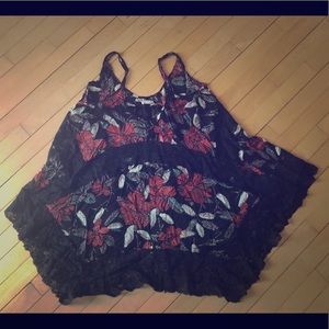 Free People Intimately Apparel lace tank top